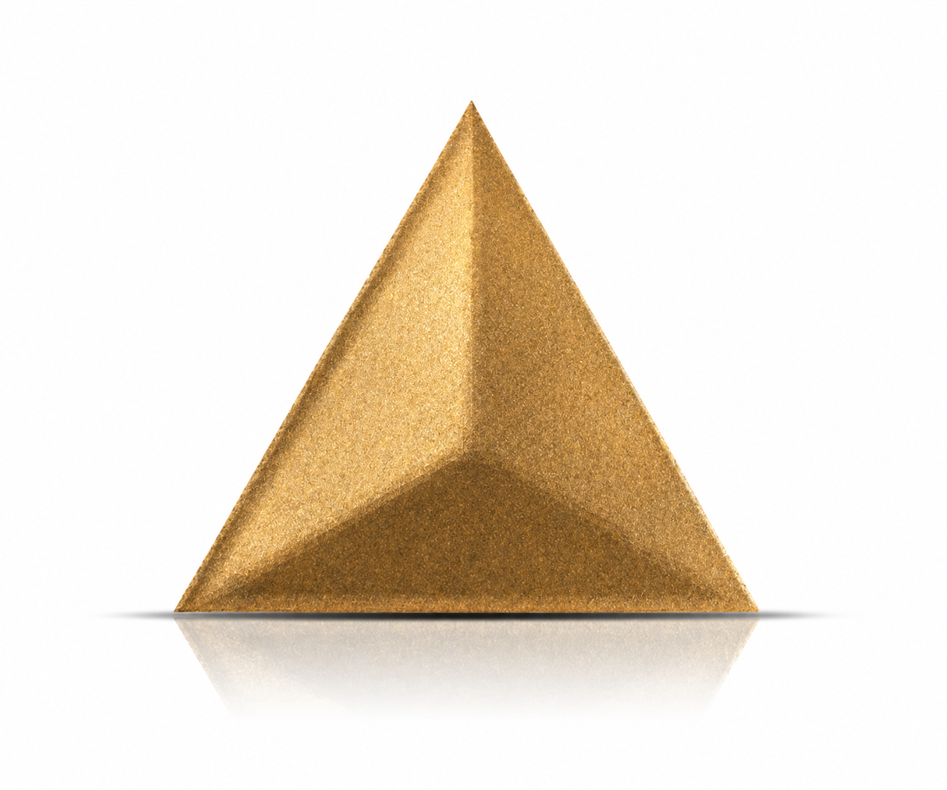 Panou acustic PET Felt 3D Gold Bronze, 334.6*290.1*50mm