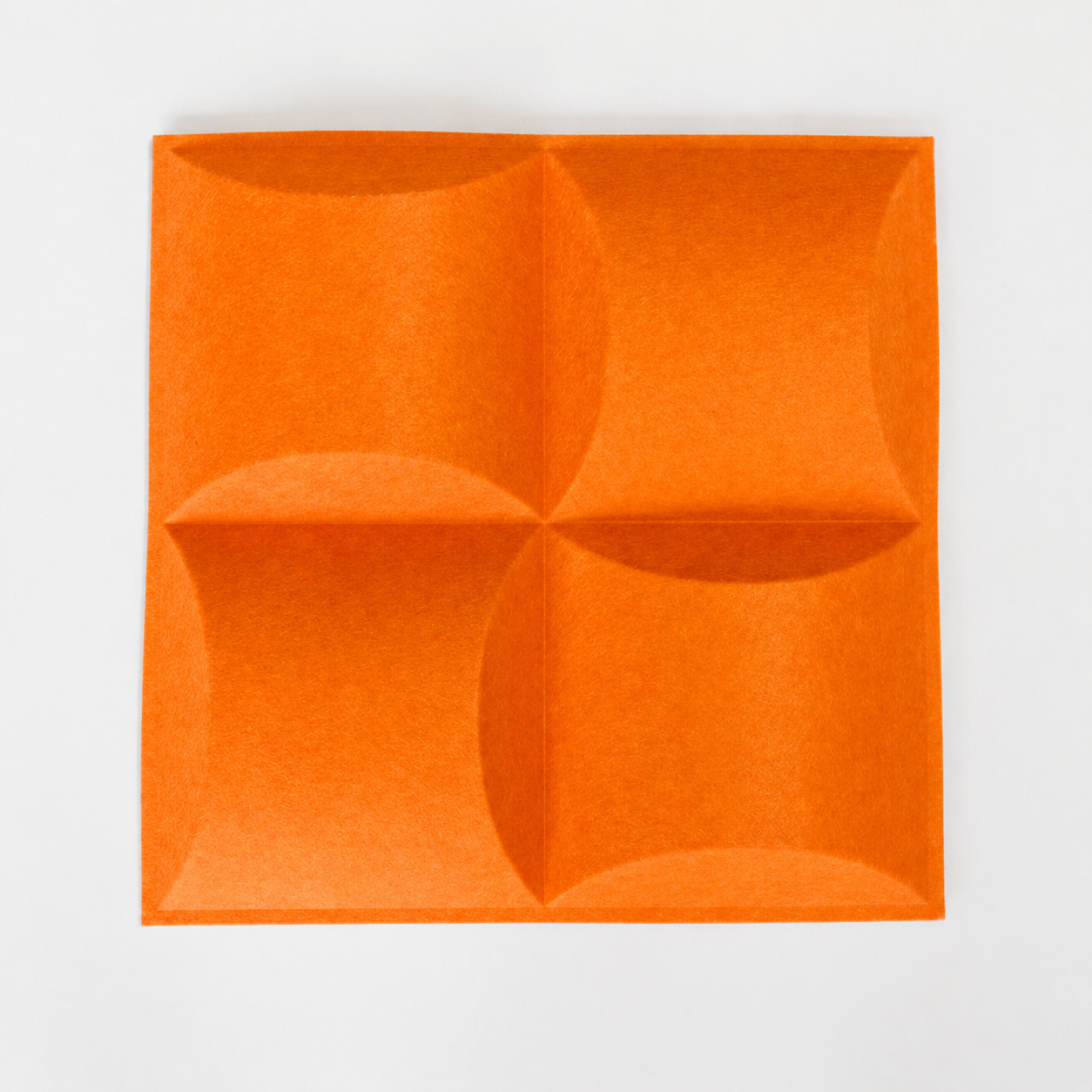 Panou acustic 3D PET 04 - Orange, Windmill, 500*500*51mm