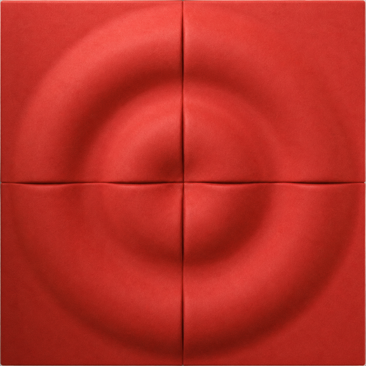 Panou acustic 3D PET 17 - May RED Swirl, 300*300*40mm