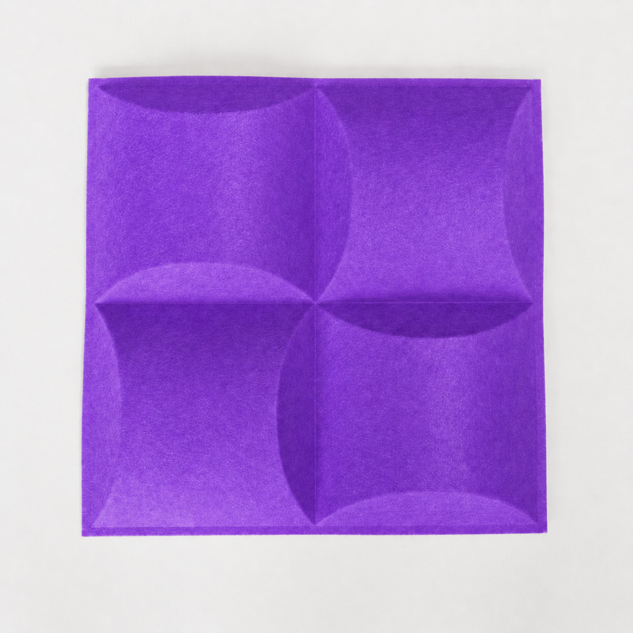 Panou acustic 3D PET 24 - VIOLET, Diamond, 500*500*40mm